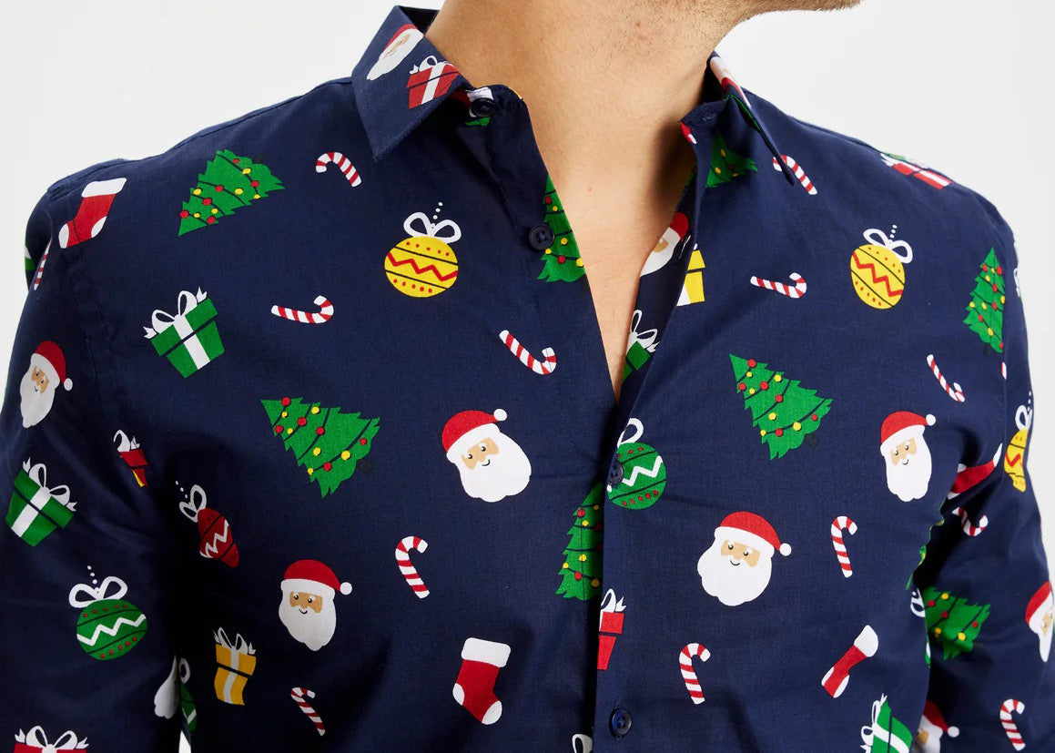 white christmas dresses Festivity Green | Christmas Shirt for Men main image 0