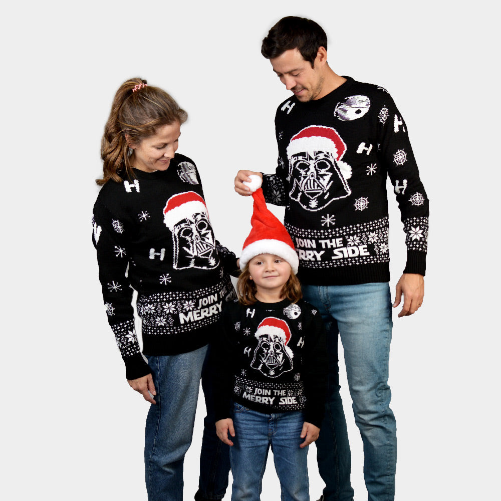 Matching Family Ugly Christmas Sweater 'Join The Merry Side '