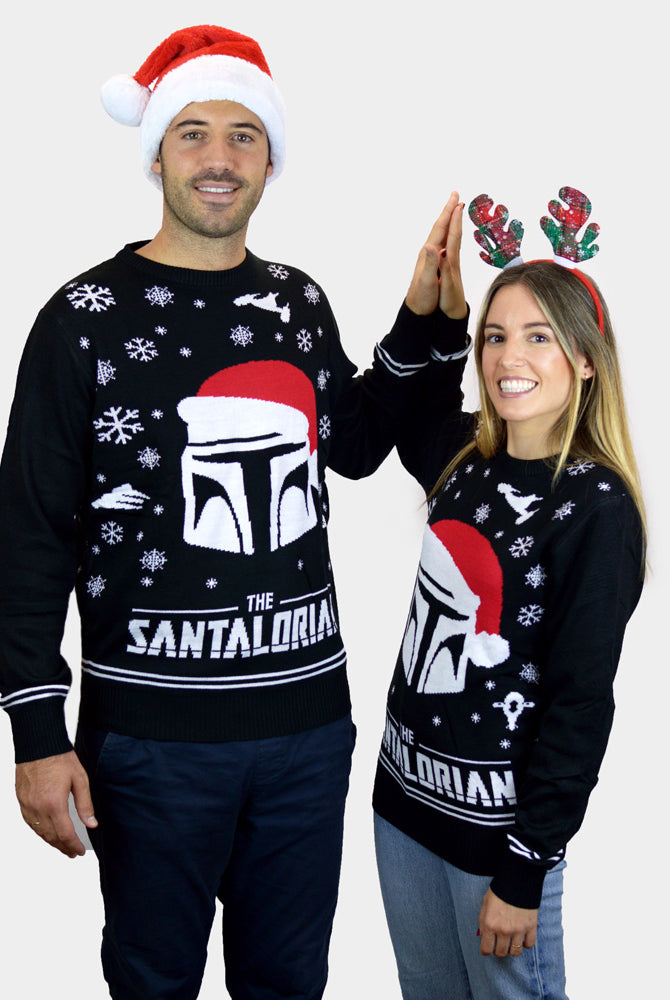 The Santalorian Ugly Christmas Sweater couple