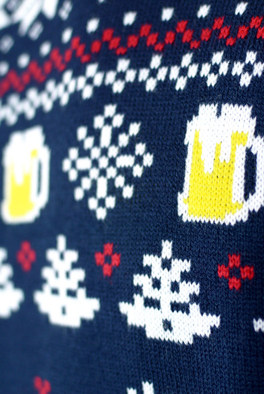 Ugly Christmas Sweater with Beer Pocket 3D detail 1