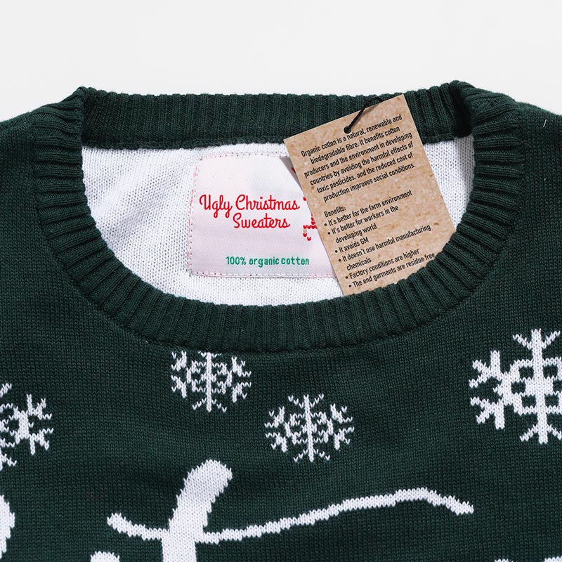 Ugly Christmas Sweaters Organic Label
