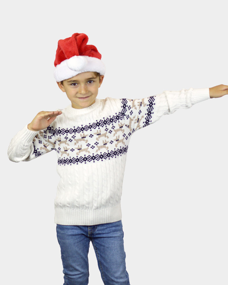 Alaska Classy White Womens Mens Children Ugly Christmas Sweater