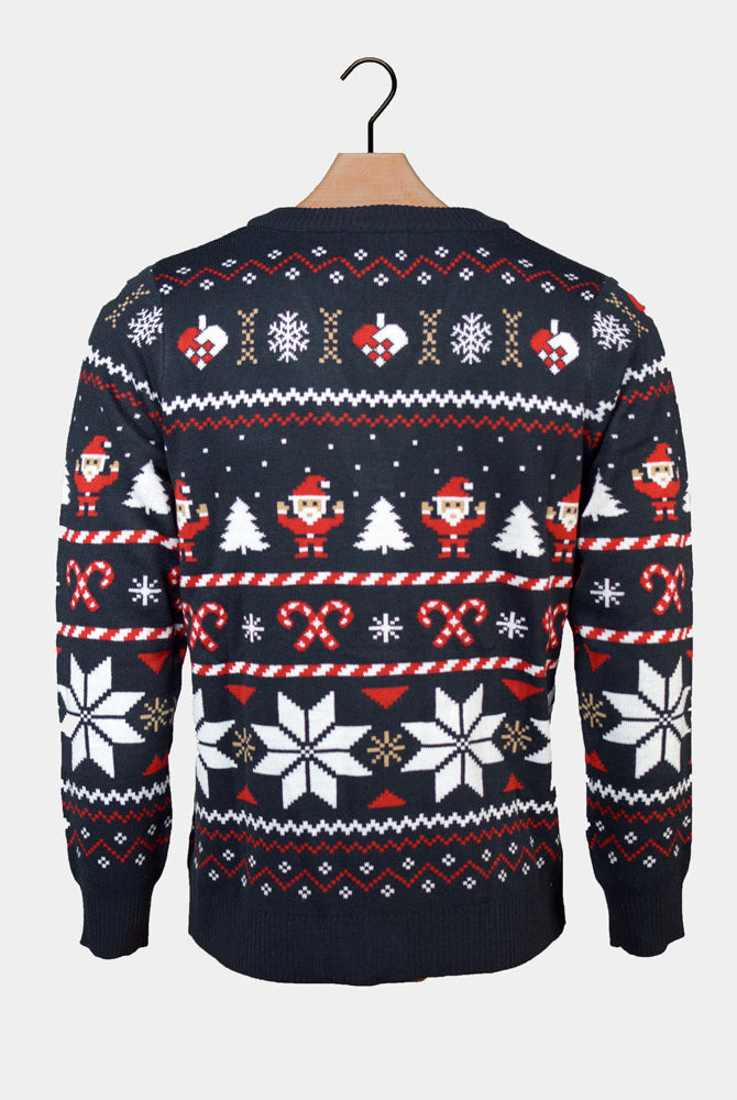 Blue Womens Christmas with Polar Stars Cardigan