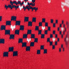Canada Red Boys and Girls Ugly Christmas Sweater detail