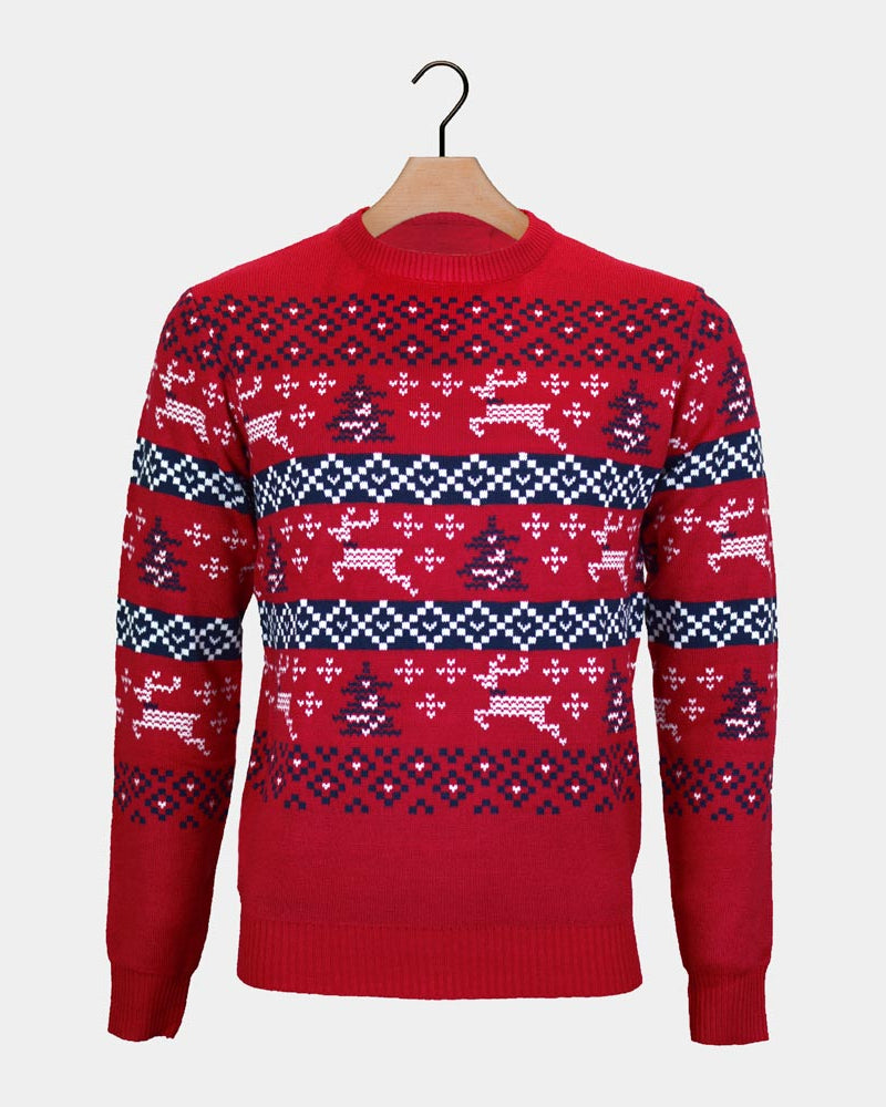 Canada Red Ugly Christmas Sweater COuples
