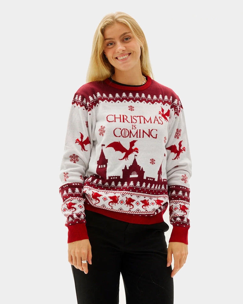 "Christmas is Coming" Women's Ugly Christmas Sweater