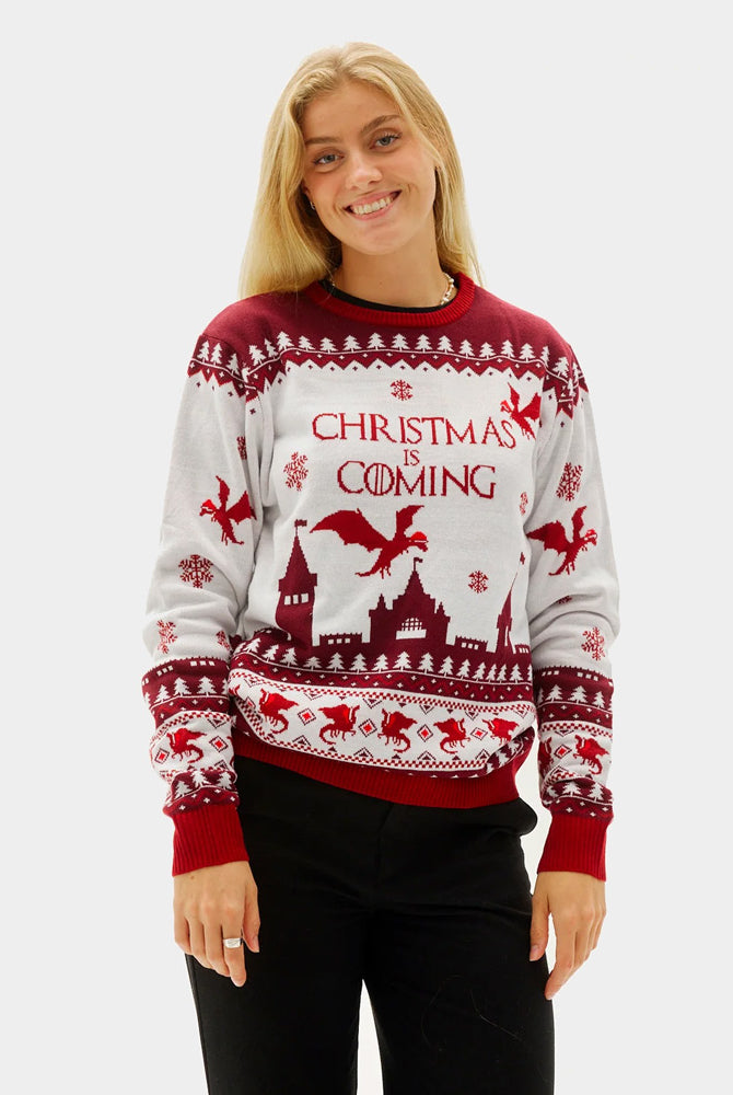 "Christmas is Coming" Women's Ugly Christmas Sweater