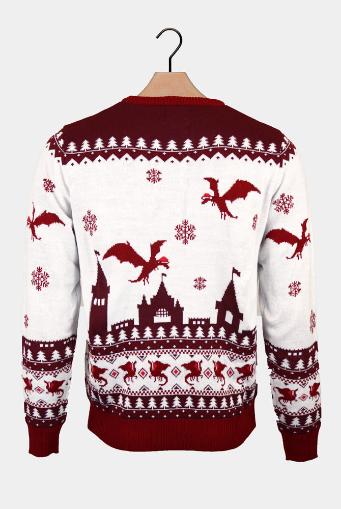 Christmas is Coming Womens Ugly Christmas Sweater Back