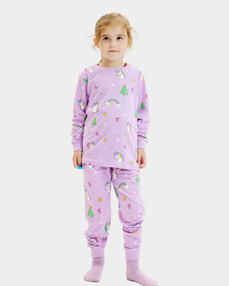 Christmas Pyjama for Children with Unicorns