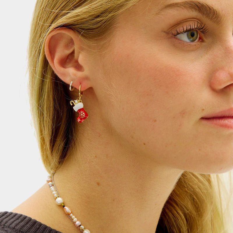 Christmas Stocking Ugly Christmas Earrings