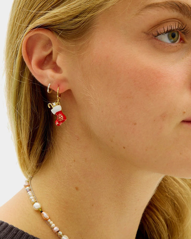 Christmas Stocking Ugly Christmas Earrings