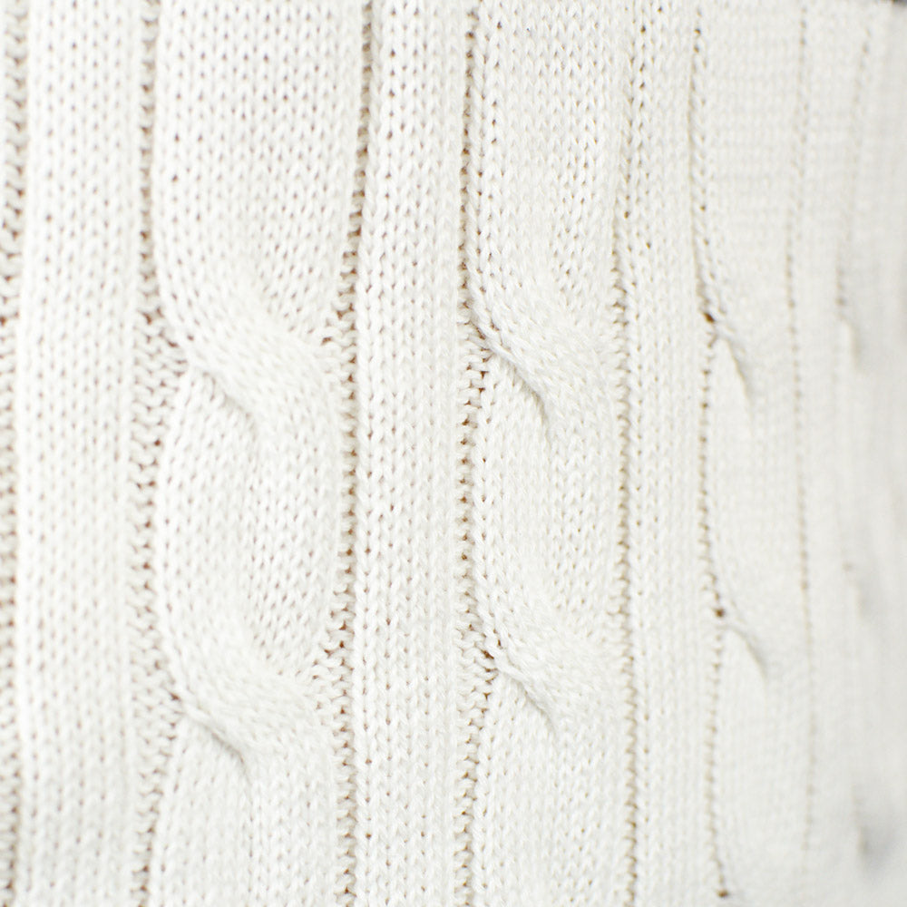 Classy White Organic Cotton Womens Mens Family Ugly Christmas Sweater with Reindeers