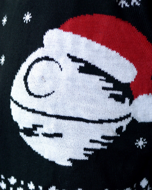 Join the Christmas Side LED light-up Men's Ugly detail Christmas Sweater