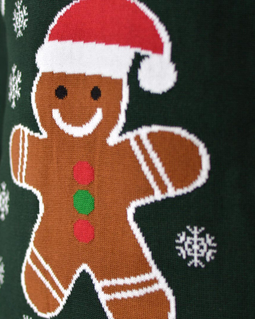 Organic Cotton detail Family Ugly Christmas Sweater Bite Me