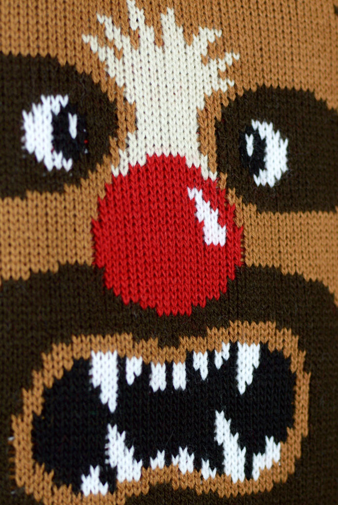 Wookiee Women's Ugly Christmas Sweater Detail