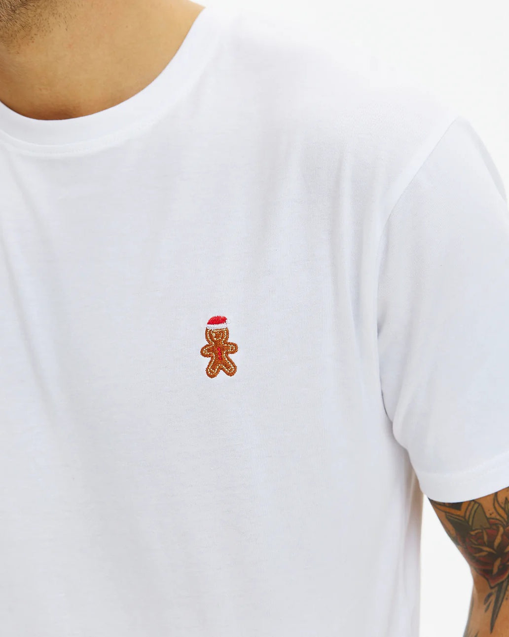 Gingercookie White Mens and Womens Ugly Christmas T-Shirt