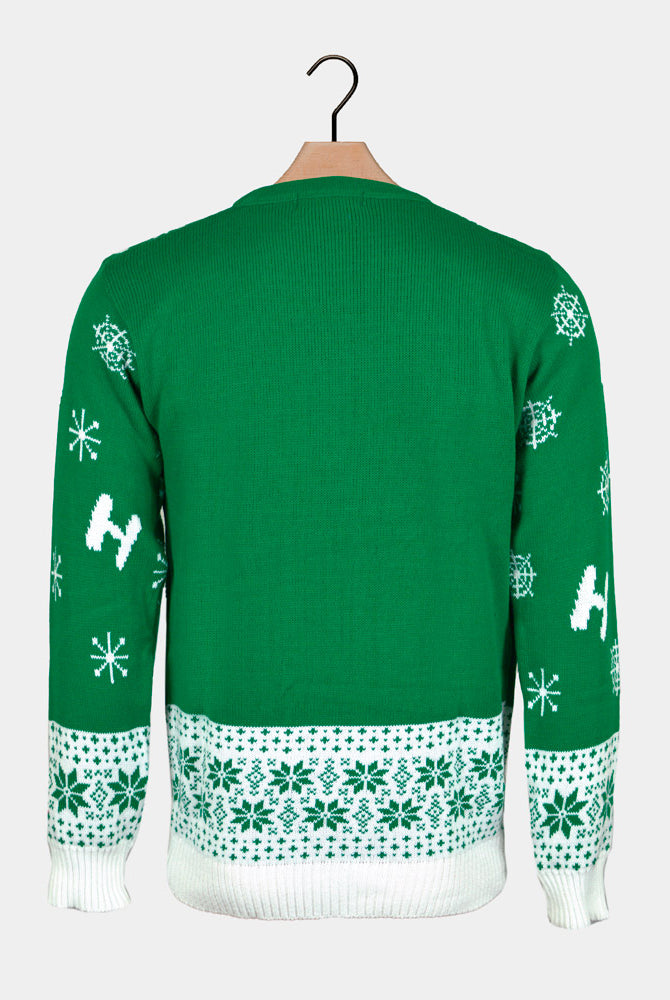 I am Not an Elf Women's Ugly Christmas Sweater Back