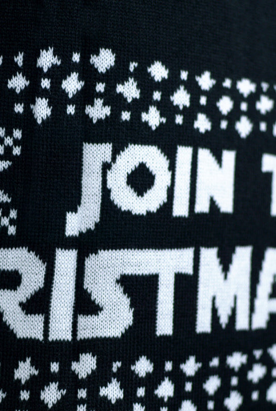 Join the Christmas Side LED light-up Ugly Christmas Sweater detail 2