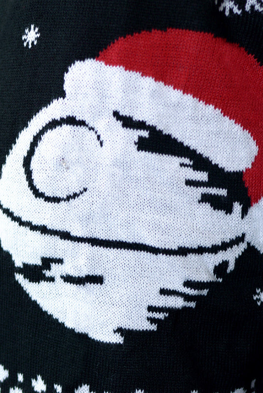 Join the Christmas Side LED light-up Ugly Christmas Sweater detail 1
