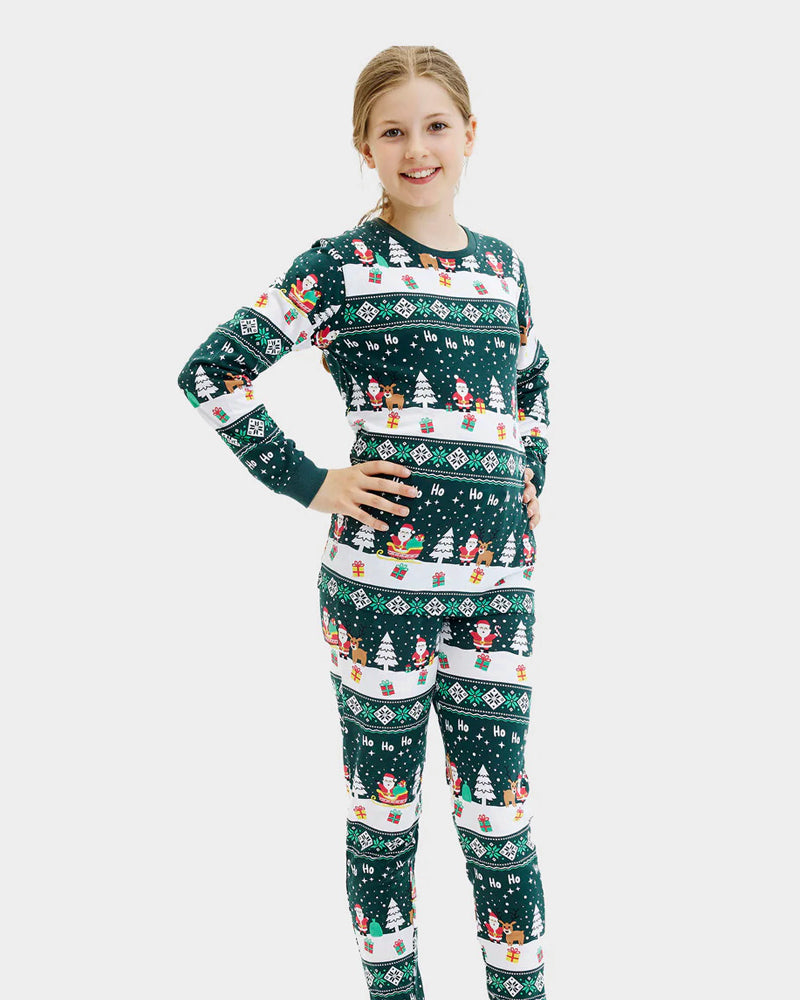 Jolly Green Ugly Christmas Pyjama for Children GIrl