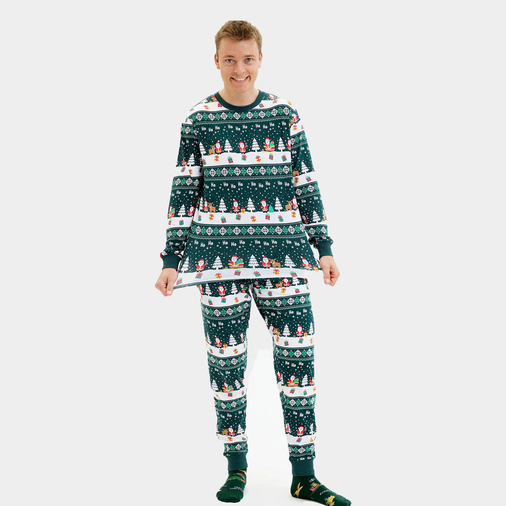 Jolly Green Ugly Christmas Pyjama for Family Men