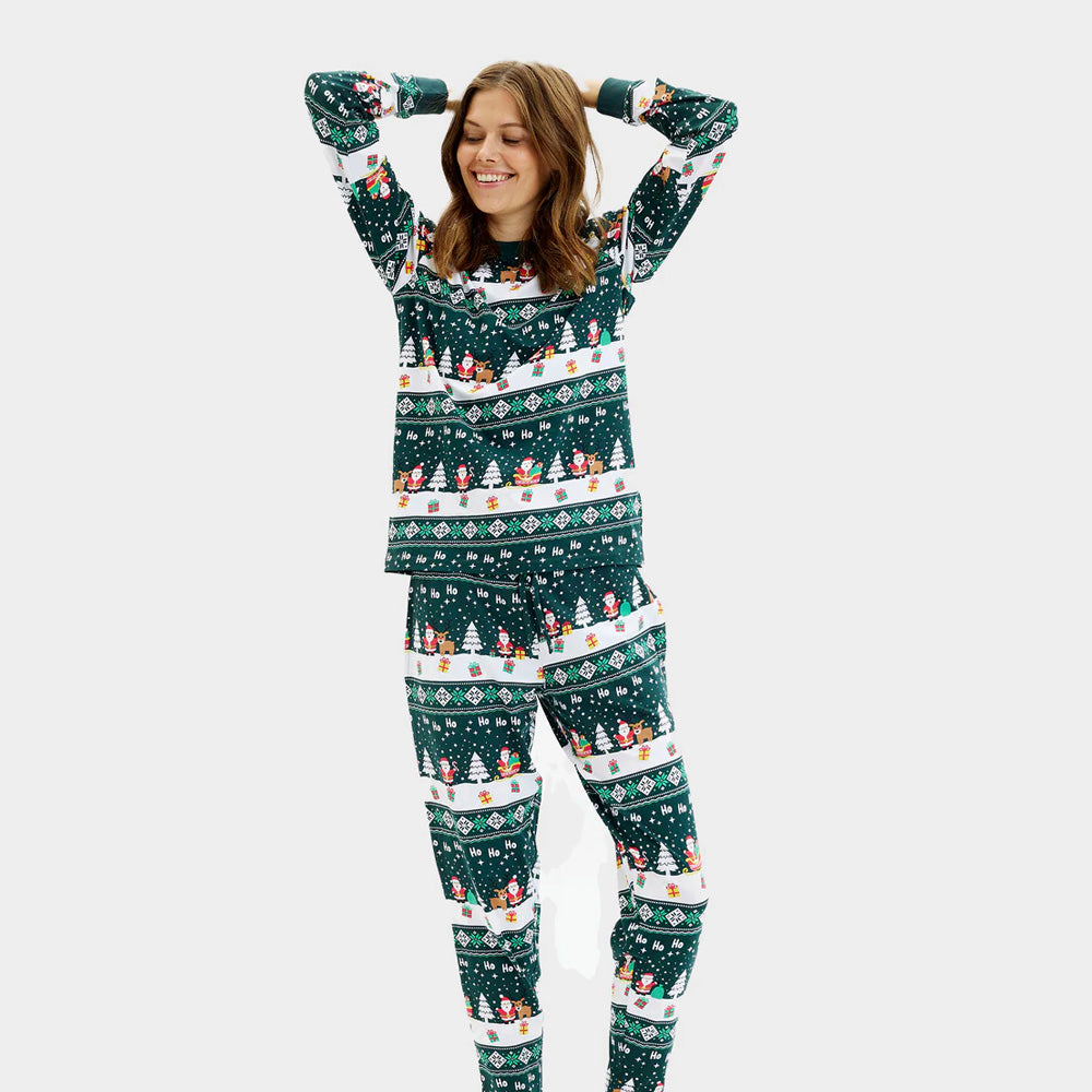 Jolly Green Ugly Christmas Pyjama for Family Women