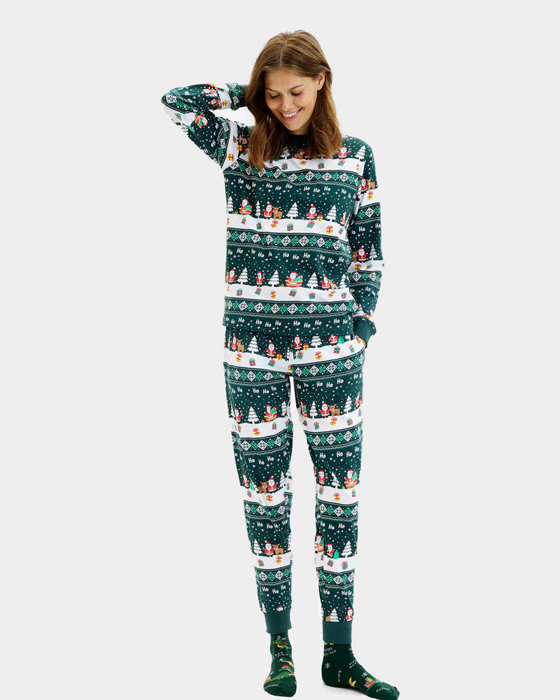 Jolly Green Ugly Christmas Pyjama for Women