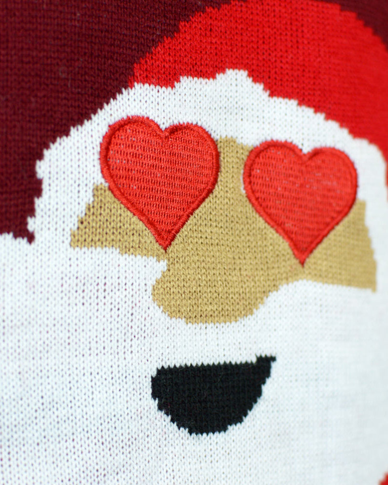 Last Xmas I gave you my Heart Detail Couples Ugly Christmas Sweater
