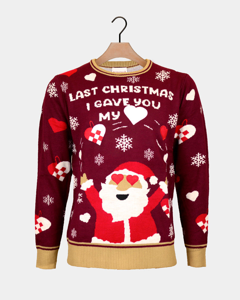 Last Xmas I gave you my Heart Couples Ugly Christmas Sweater