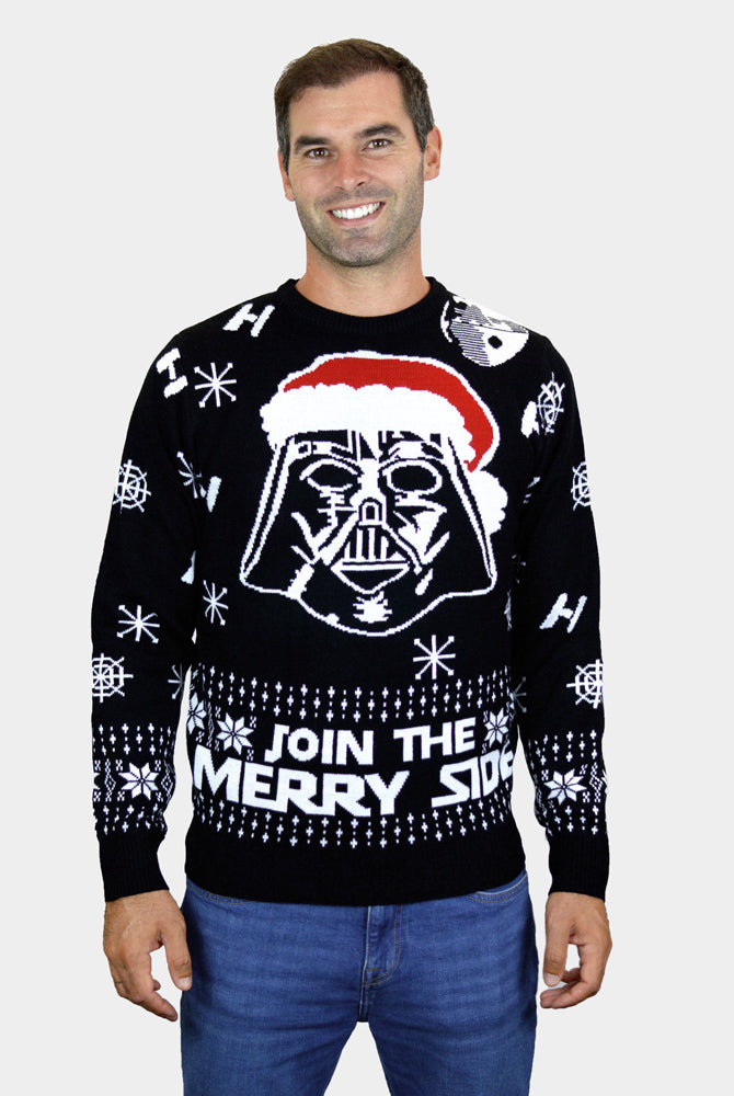 Mens Join The Merry Side Couple's Ugly Christmas Sweater