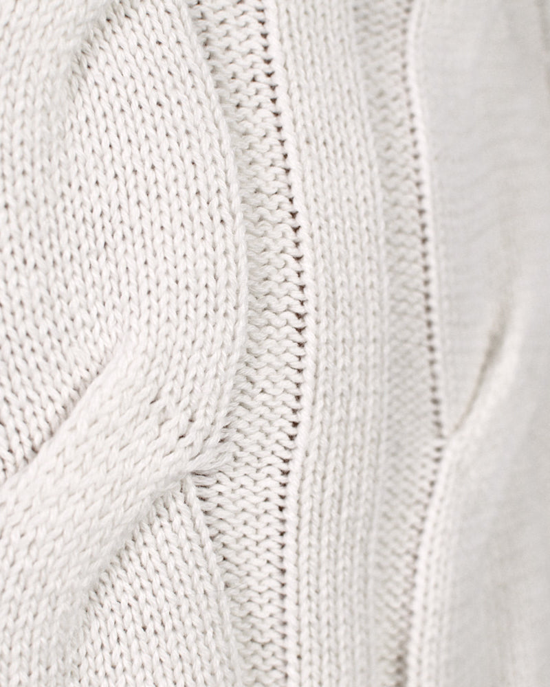 Mens Organic Cotton Sweater Snowfall