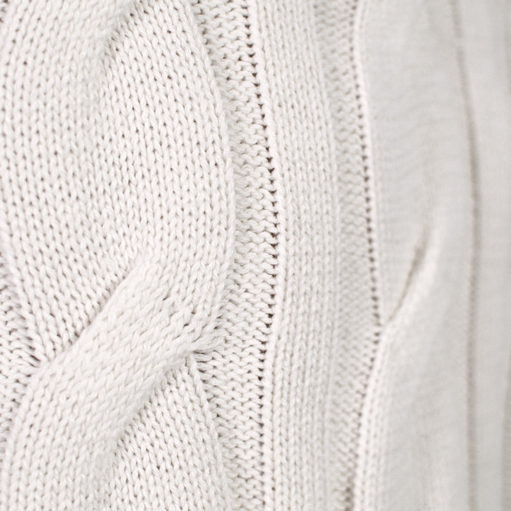 Mens Organic Cotton Sweater Snowfall