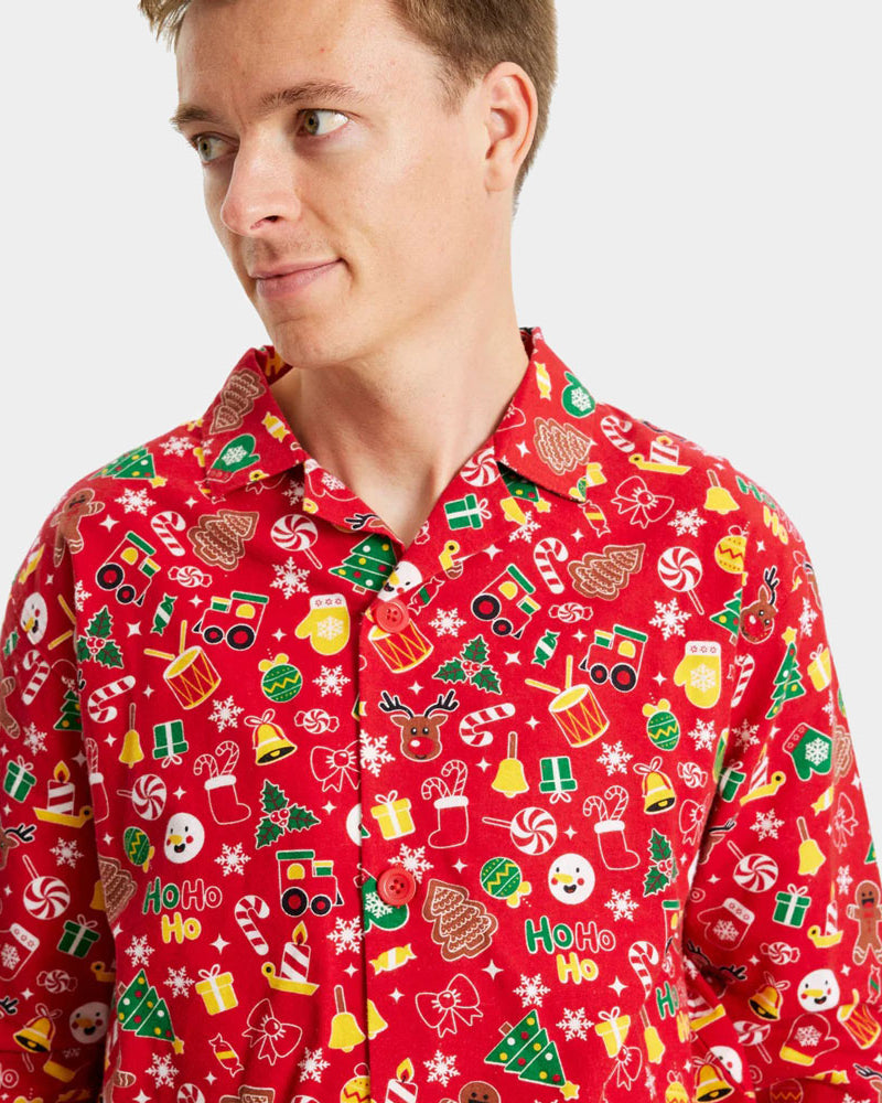 Womens Christmas Dream Red Ugly Christmas Pyjama