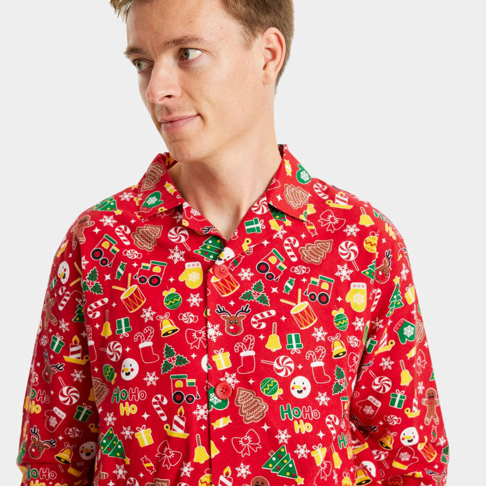 Womens Christmas Dream Red Ugly Christmas Pyjama