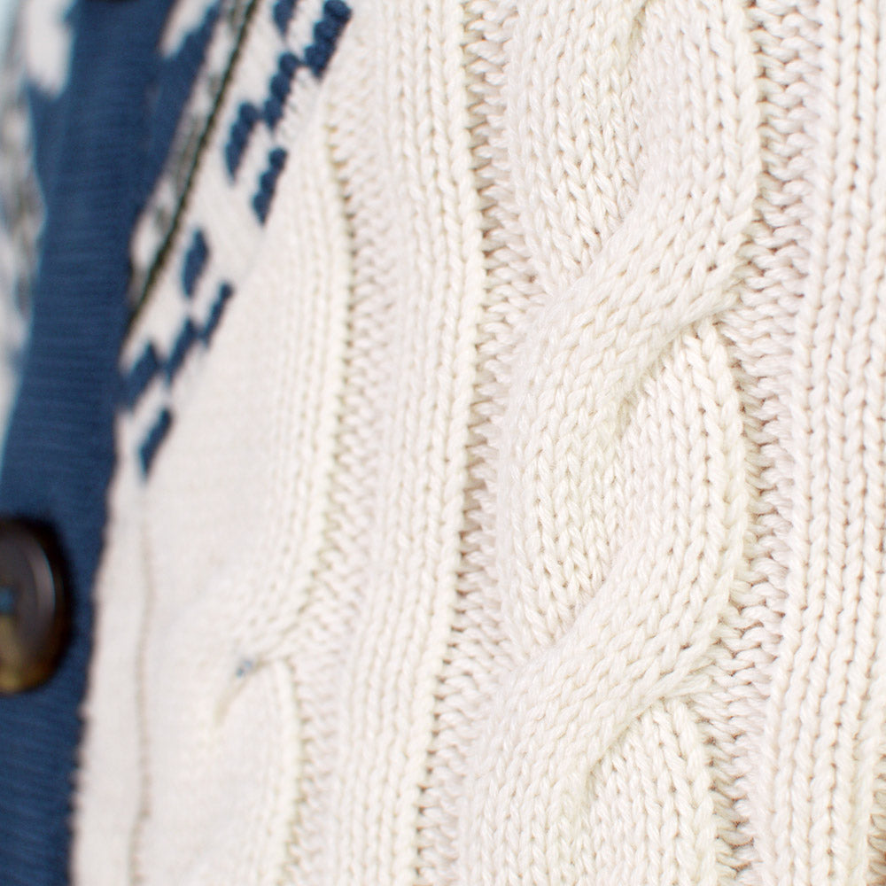 Organic Couples Cotton Cardigan Sweater Cottage