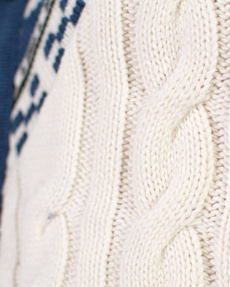 Organic Mens Cotton Cardigan Sweater Cottage