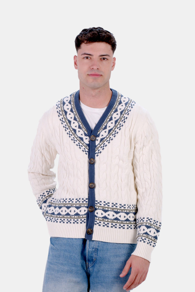 Organic Cotton Couples Cardigan Sweater Cottage Men