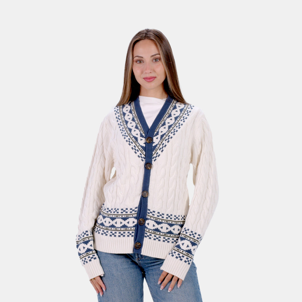 Organic Cotton Couples Cardigan Sweater Cottage Women
