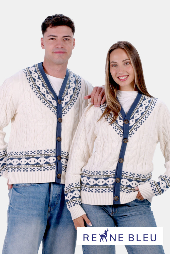Organic Cotton Couples Cardigan Sweater Cottage