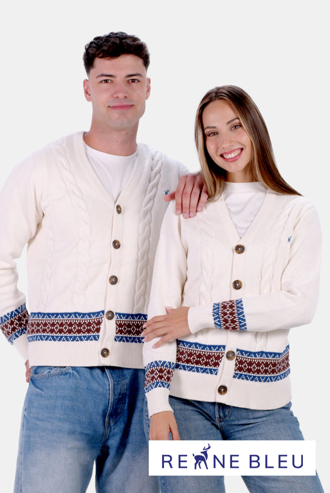 Organic Cotton Couples Cardigan Sweater Renne
