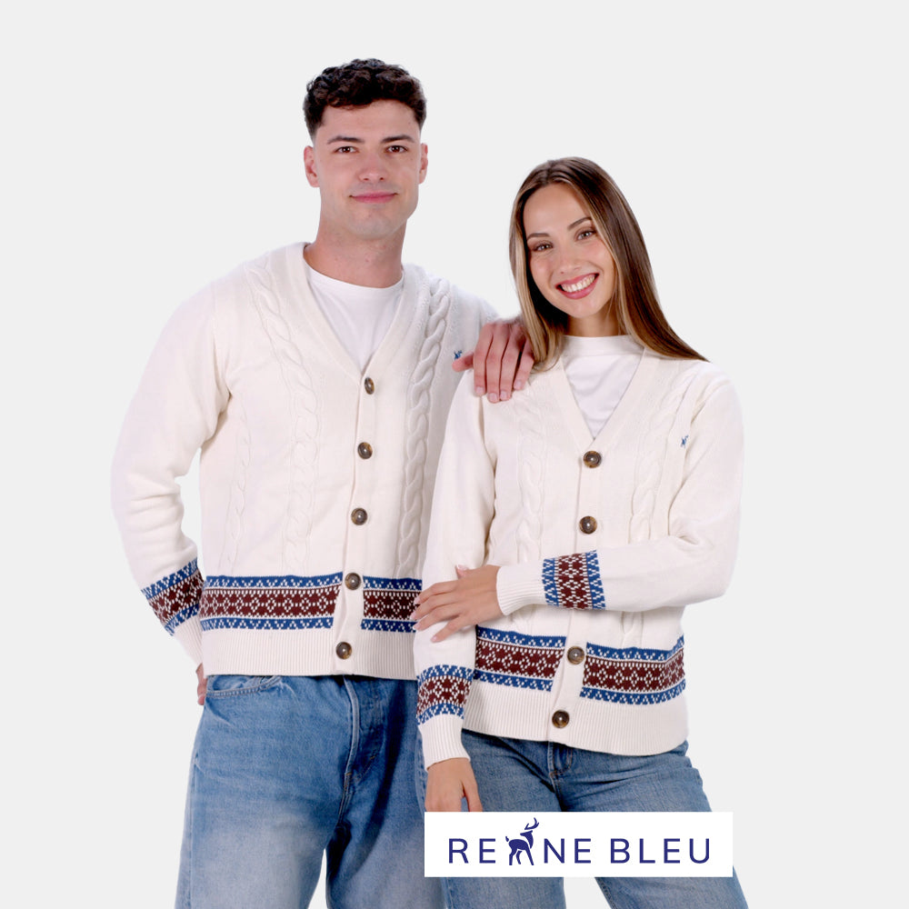 Organic Cotton Couples Cardigan Sweater Renne
