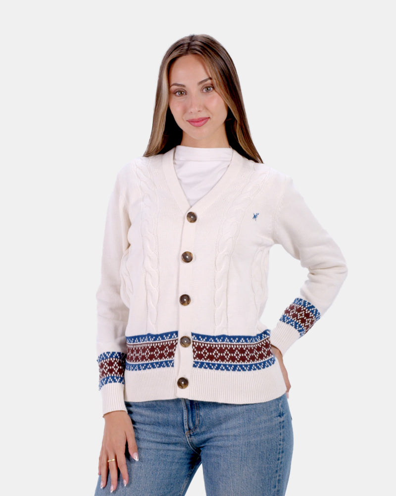 Organic Cotton Mens Cardigan Sweater Renne women