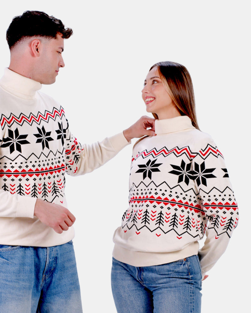 Organic Cotton Mens Sweater Après-ski
Couple