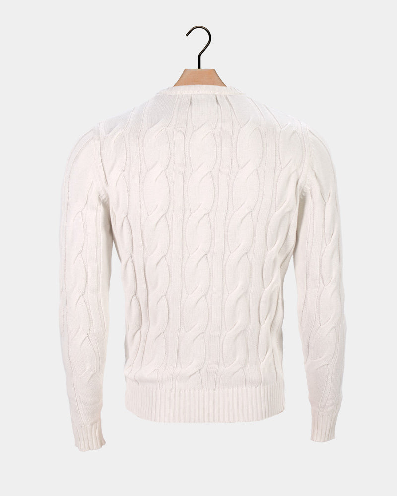 Organic Cotton Sweater Mens Snowfall