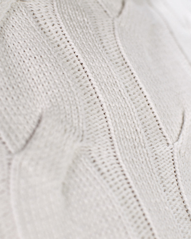 Organic Cotton Sweater Snowfall Mens