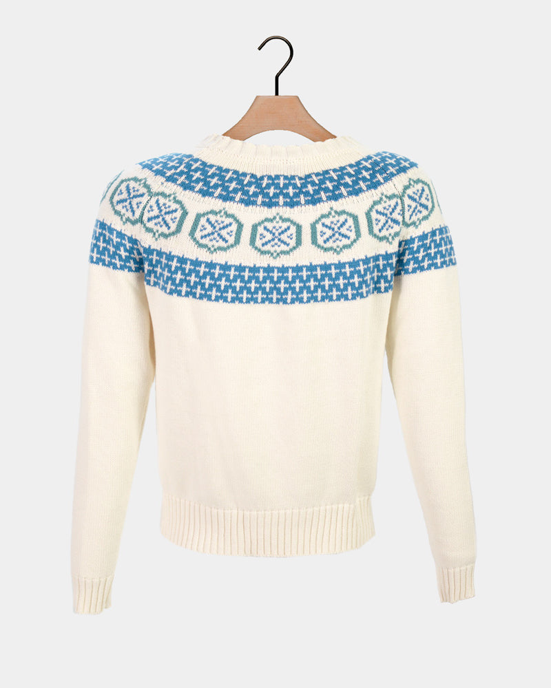 Organic Cotton Sweater Womens Glacier