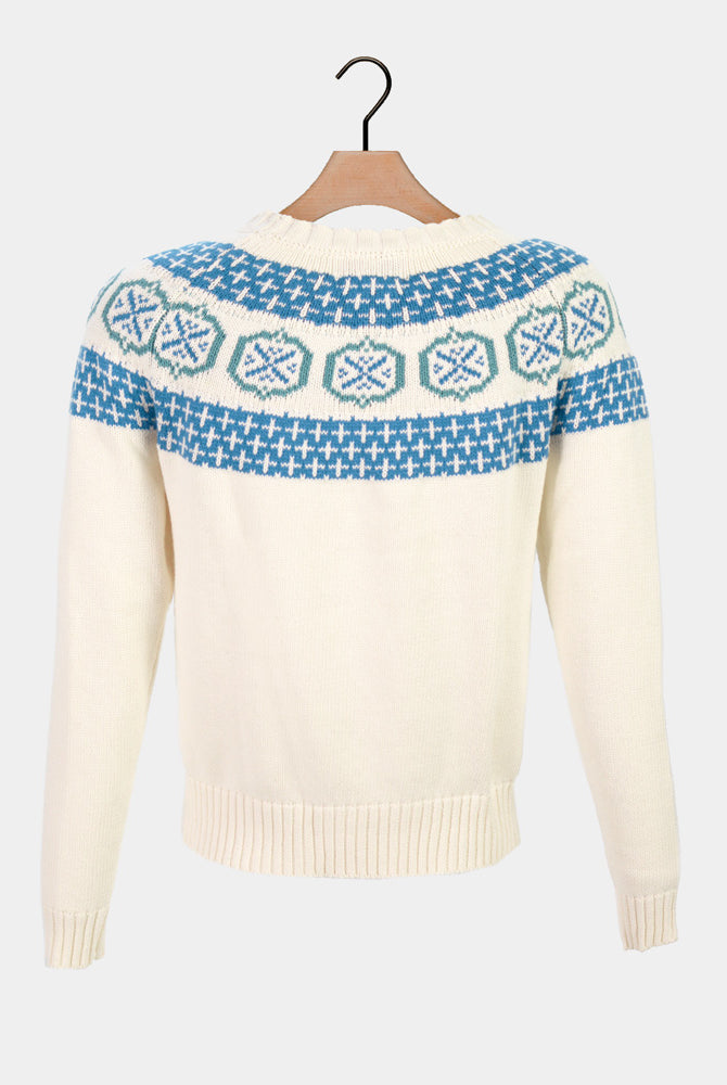 Organic Cotton Sweater Womens Glacier