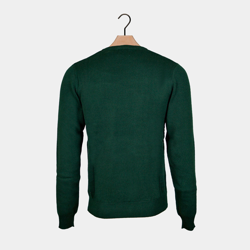 Organic Cotton Women's Ugly Christmas Sweater Bite Me back