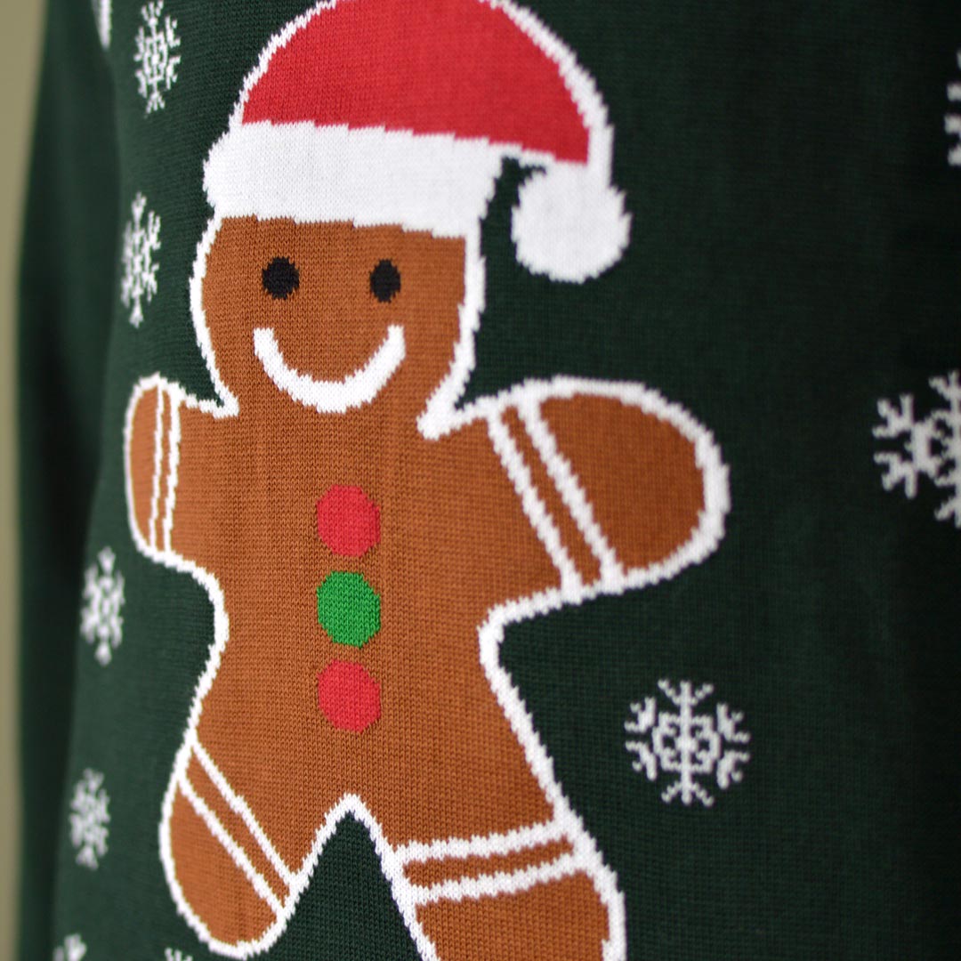 Detail Organic Cotton Women's Ugly Christmas Sweater Bite Me