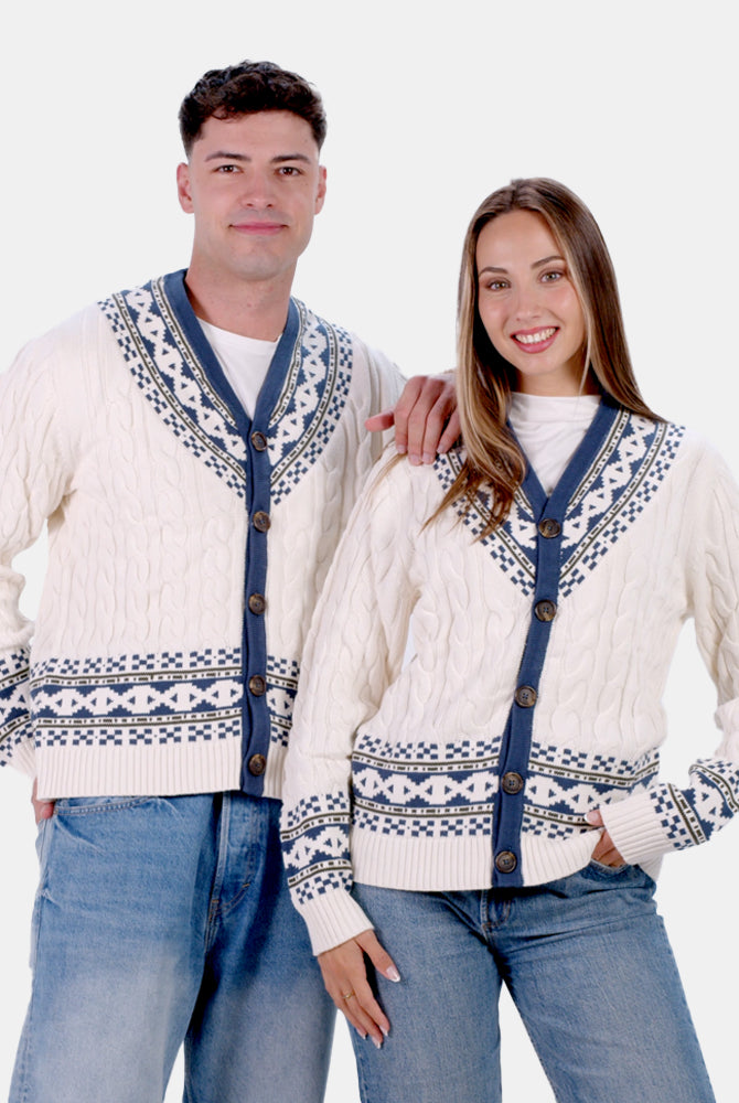 Organic Cotton Womens Cardigan Sweater Cottage COuple